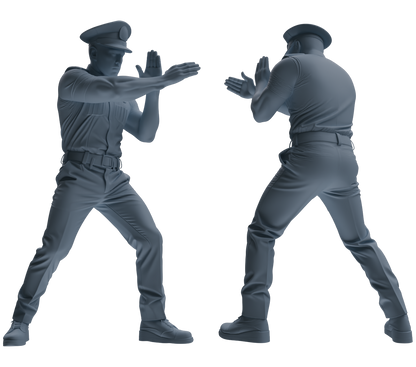MRY-SFW LYGR763 Modern Hong Kong Police Six-Person Combat Group