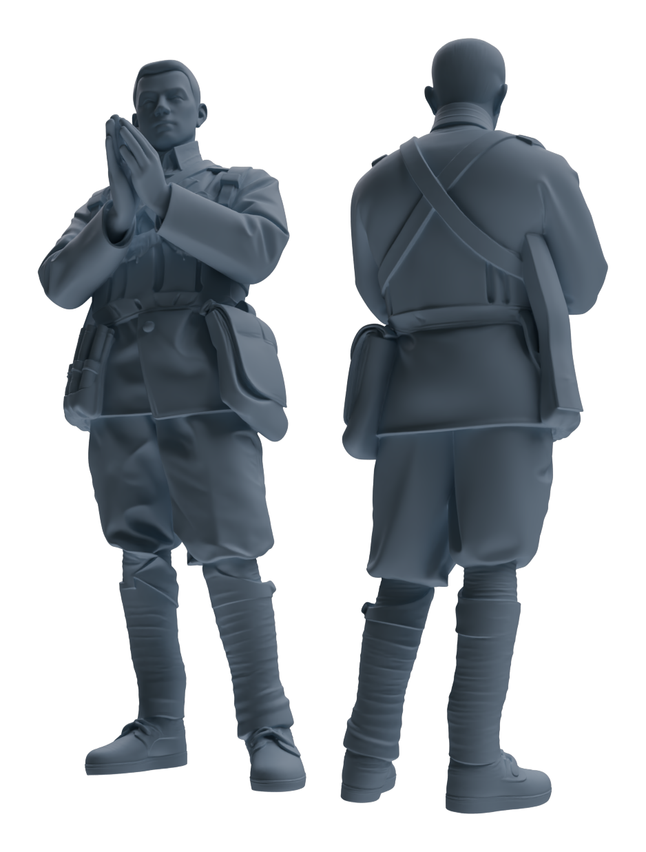 MRY-SFW LYGR610 Historical People's Liberation Army Six-Person Command Group