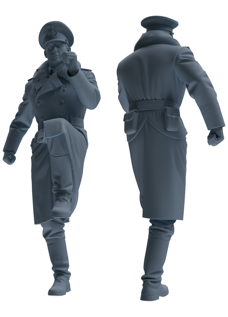 MRY-SFW LYGR703 WWII German Army Story Scene Six-Person Physical Training Group