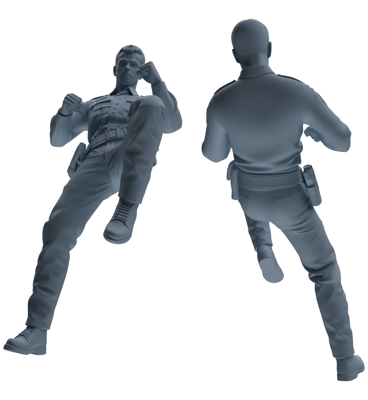 MRY-SFW LYGR672 Los Angeles Patrol Police Six-Person Combat Group