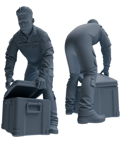 MRY-SFW LYGR699 Modern U.S. Military Six-Person Combat Readiness Group