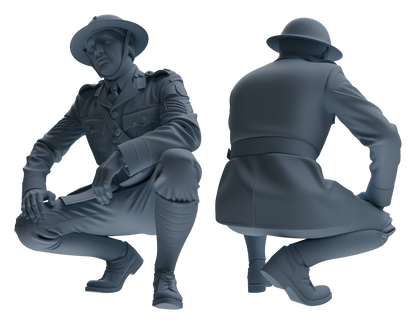 MRY-SFW LYGR599 Historical WWII British Army Six-Person Daily Routine