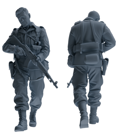 MRY-SFW SSTR199 Multi-Functional Combat Soldier Pose Modern Model 6 pcs