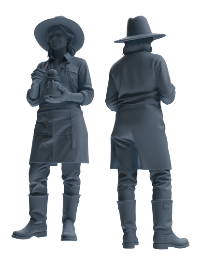 MRY-SFW LYTR908 Farm Harvest Character Modern Model 4 pcs