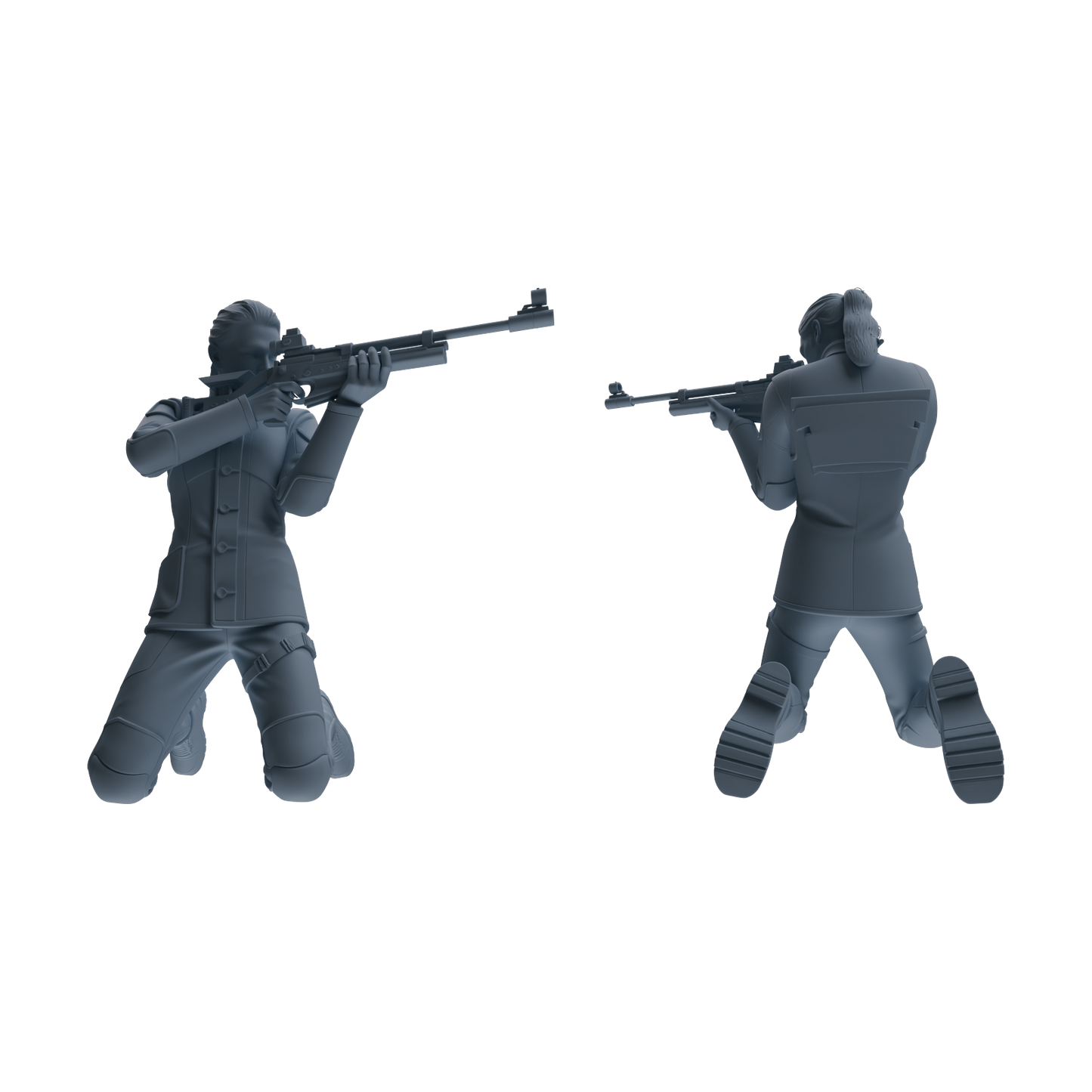 MRY-SFW LYTR795 Shooter Figure Modern Model 4 pcs Miniature Car Diorama Figures Scene Props Accessories Resin