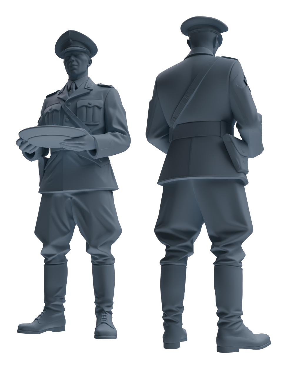 MRY-SFW LYGR580 WWII French Army Six-Person Mess Hall Group