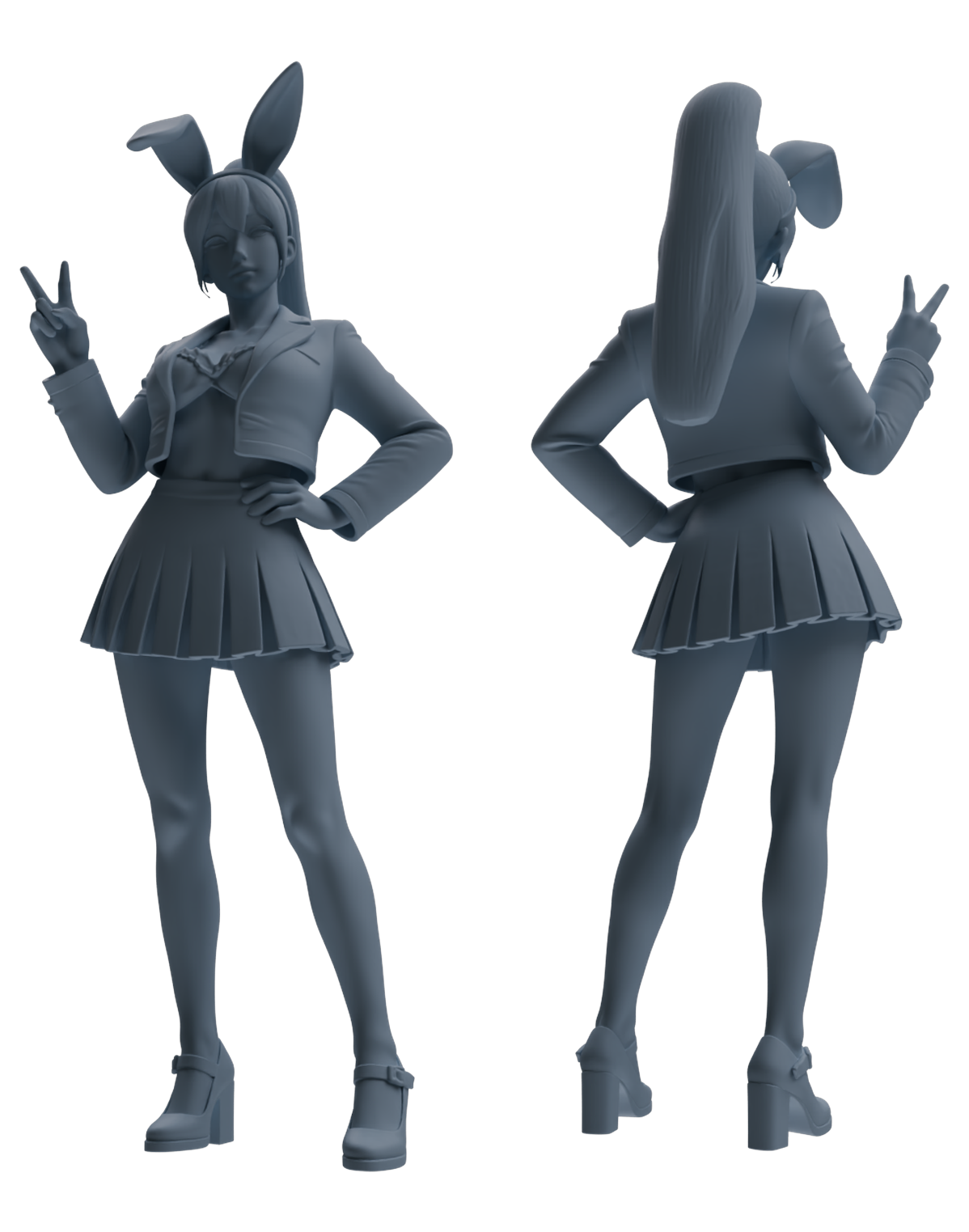 MRY-SFW LYTR889 Multi-style Bunny Girl Modern Model 4 pcs