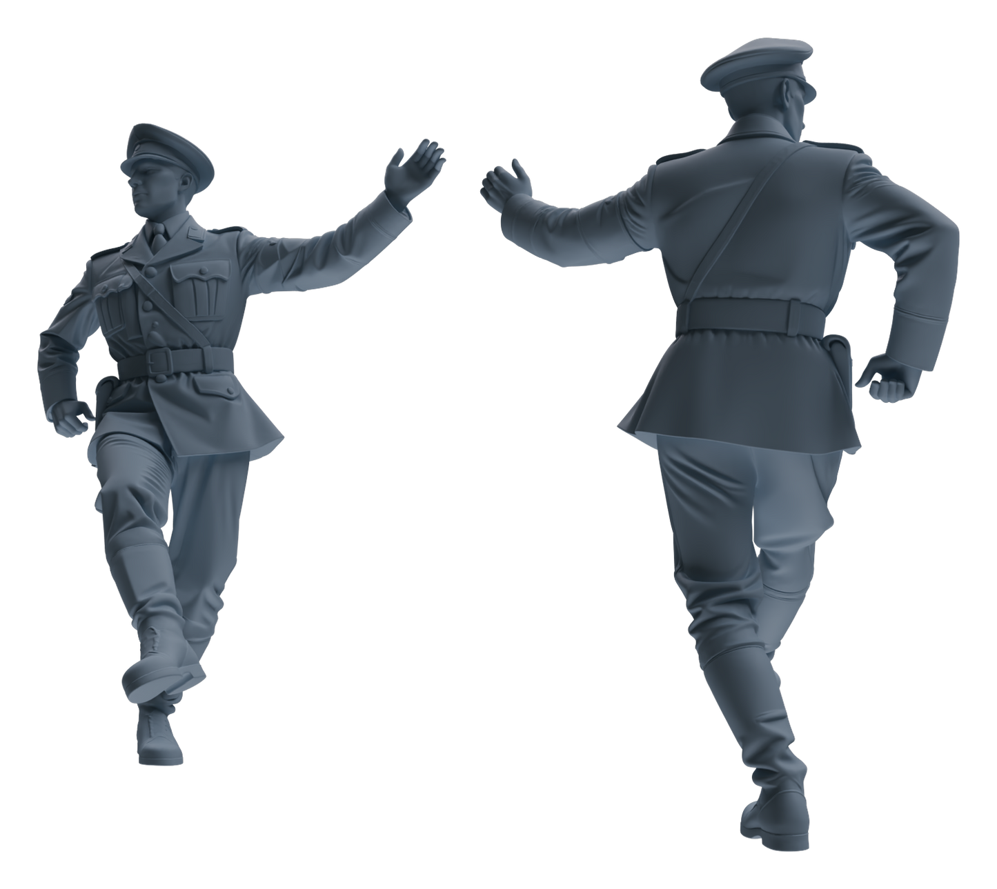 MRY-SFW LYGR586 WWII French Army Five-Person Dancing Group