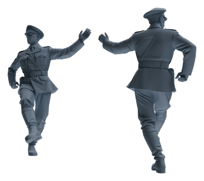 MRY-SFW LYGR586 WWII French Army Five-Person Dancing Group