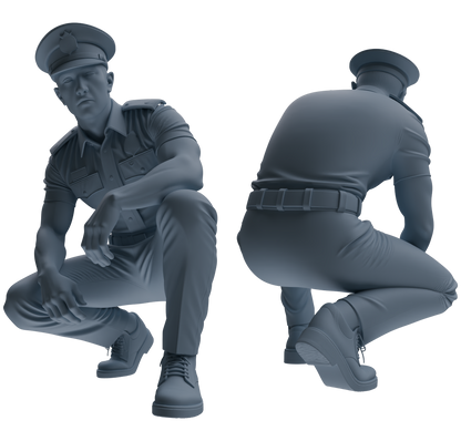 MRY-SFW LYGR766 Modern Hong Kong Police Six-Person Daily Routine