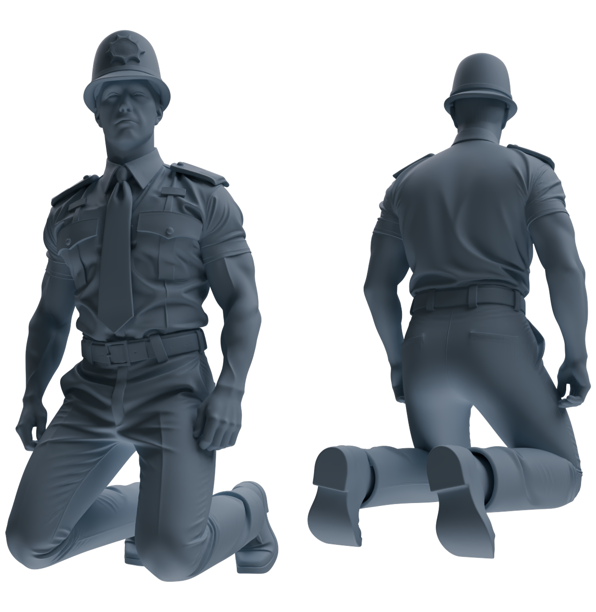 MRY-SFW LYGR798 Modern British Police Six-Person Scolding Group