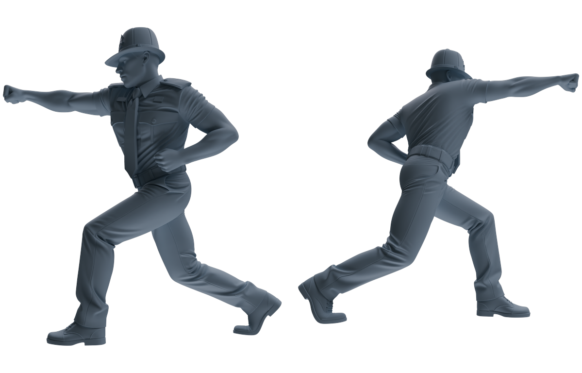 MRY-SFW LYGR800 Modern British Police Six-Person Combat Group