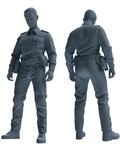 MRY-SFW LYGR675 Los Angeles Patrol Police Six-Person Daily Routine 2
