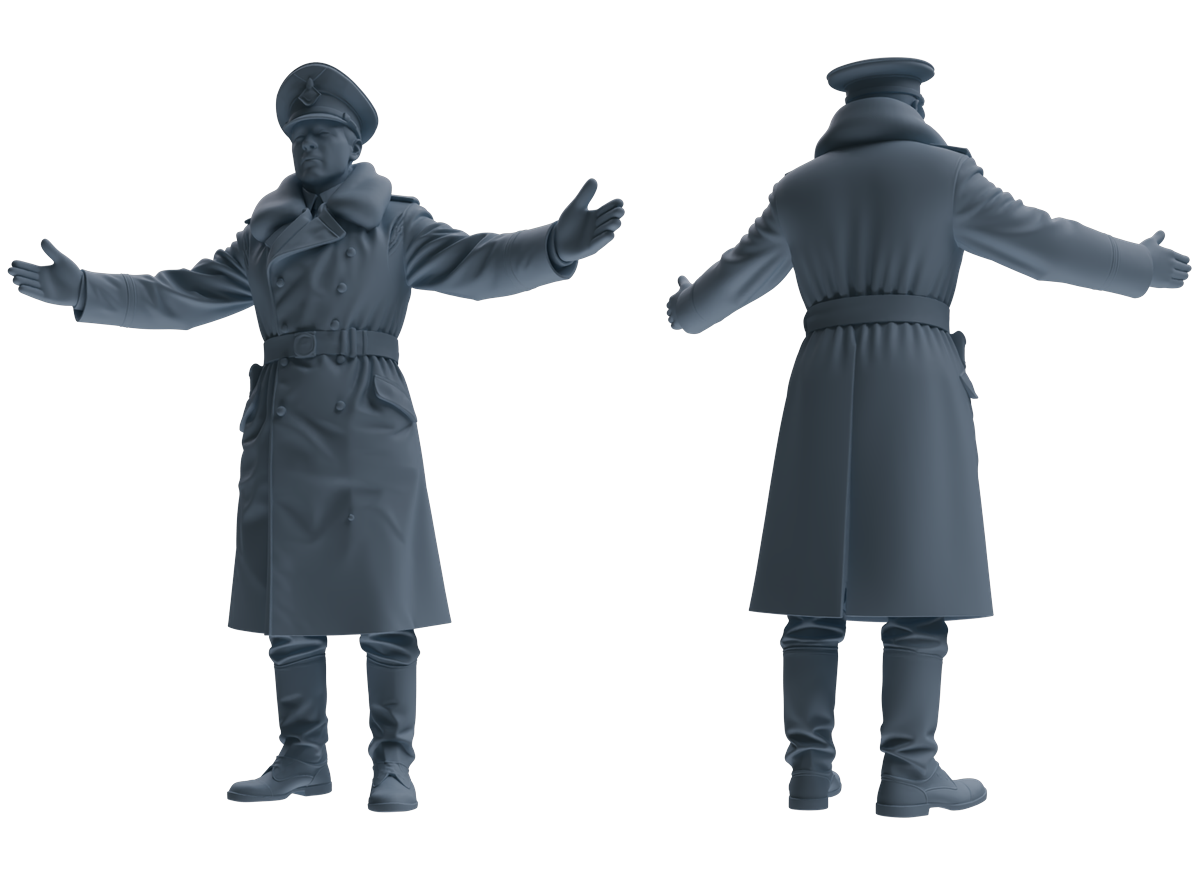 MRY-SFW LYGR706 WWII German Army War Scene Six-Person Daily Routine Group 2