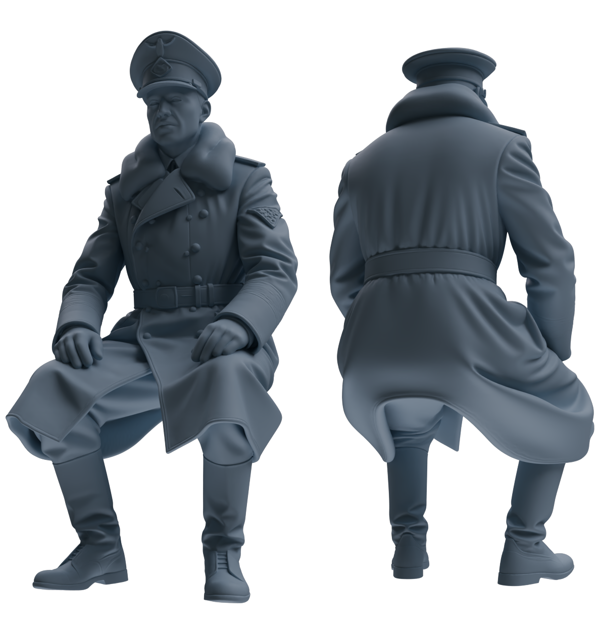 MRY-SFW LYGR708 WWII German Army War Scene Six-Person Tactical Designation Group