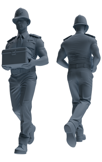 MRY-SFW LYGR799 Modern British Police Six-Person Carrying Group