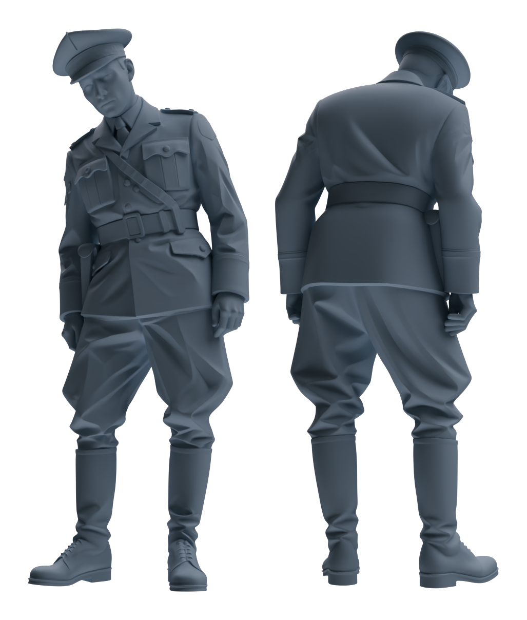 MRY-SFW LYGR585 WWII French Army Seven-Person Daily Routine 3