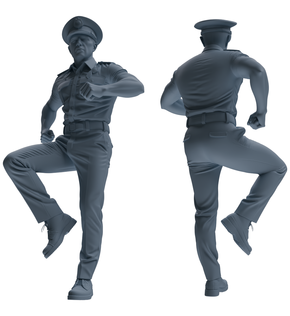 MRY-SFW LYGR769 Modern Hong Kong Police Six-Person Dancing Group