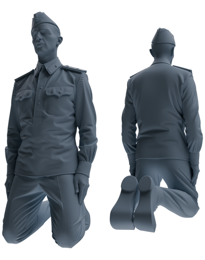 MRY-SFW LYGR730 WWII Soviet Army War Scene Six-Person Criticism Group