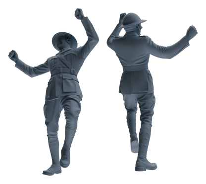 MRY-SFW LYGR603 Historical WWII British Army Six-Person Dancing Group