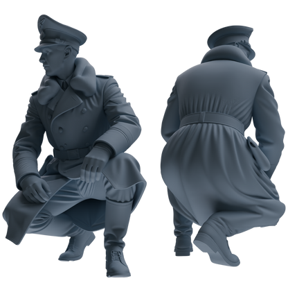 MRY-SFW LYGR705 WWII German Army War Scene Six-Person Daily Routine Group