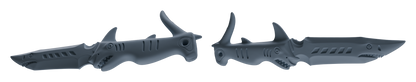 MRY-SFW LYGS394 Shark Shaped Knife Weapon Modern Model 5 pcs