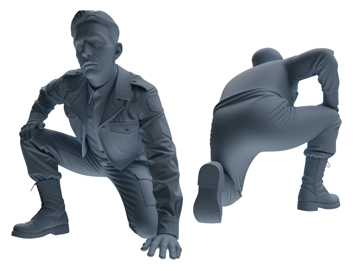 MRY-SFW LYGR595 Historical WWII U.S. Army Six-Person Group