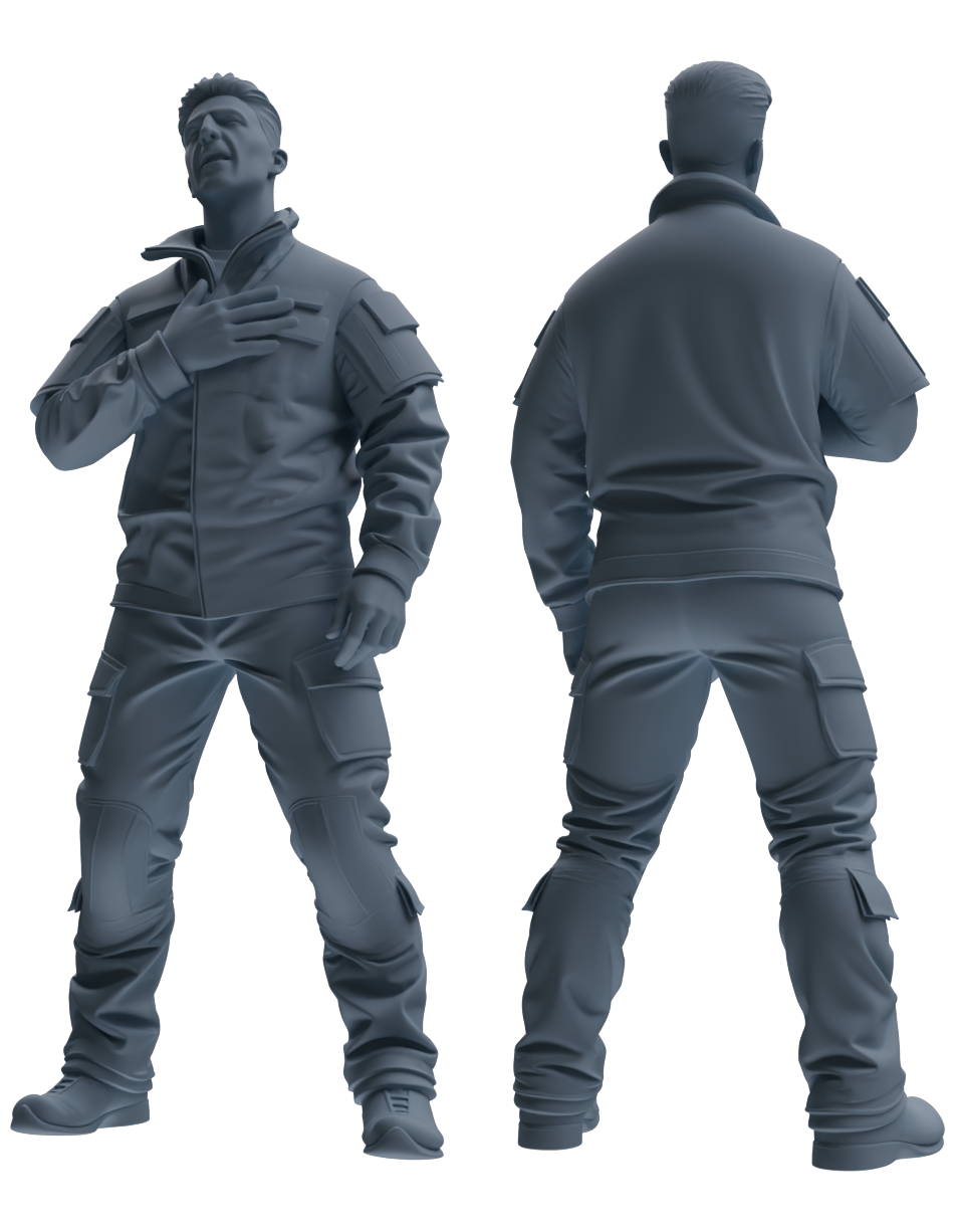MRY-SFW LYGR697 Modern U.S. Military Six-Person Entertainment Group