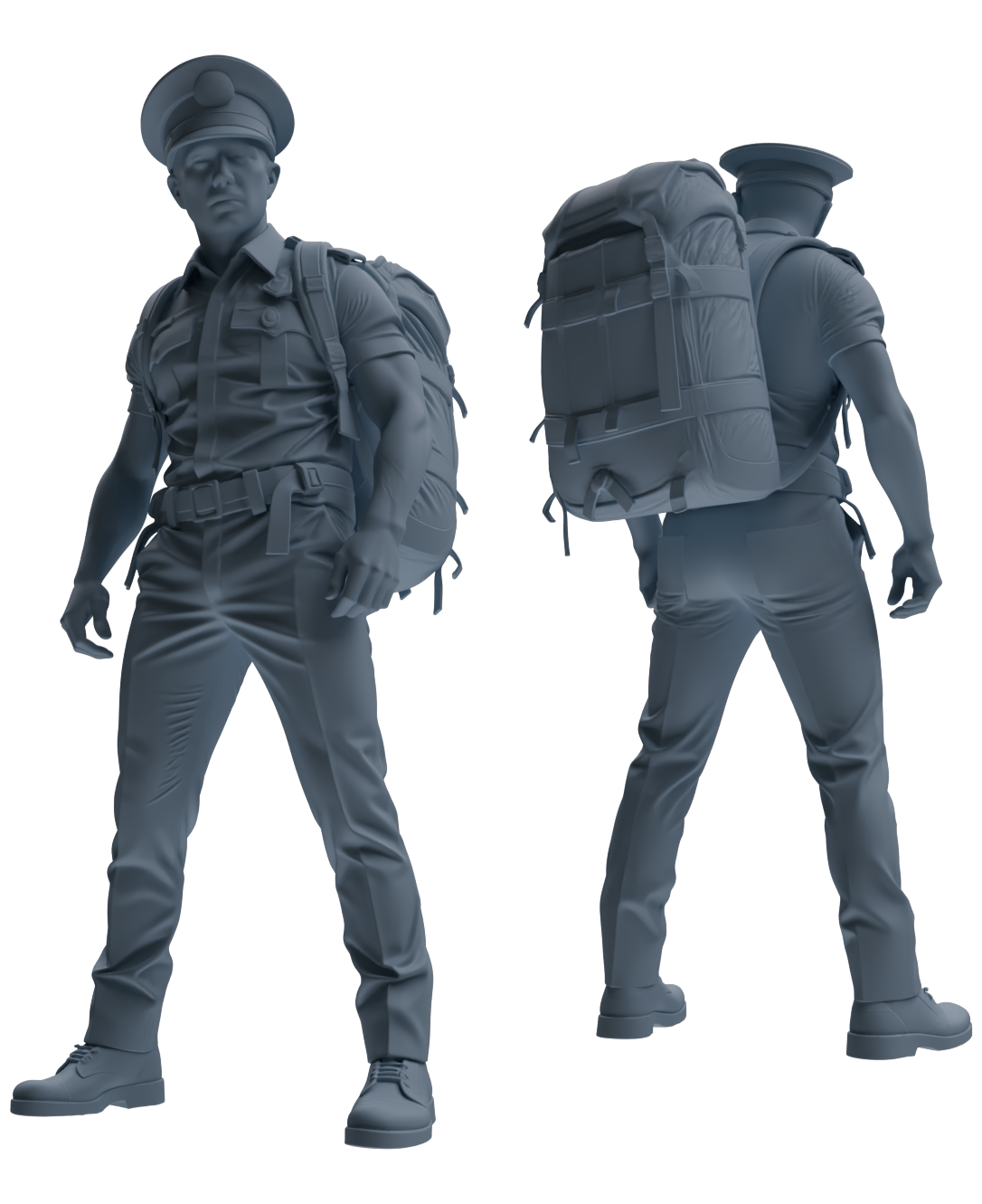 MRY-SFW LYGR762 Modern Hong Kong Police Six-Person Carrying Group