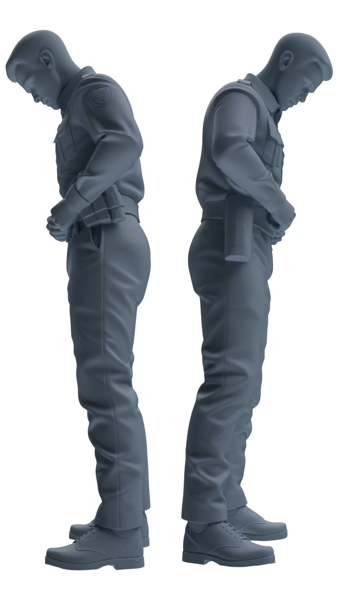 MRY-SFW LYGR676 Los Angeles Patrol Police Seven-Person Daily Routine 3