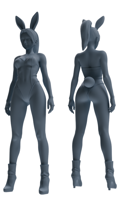 MRY-SFW LYTR887 Bunny Girl Figure Modern Model 4 pcs