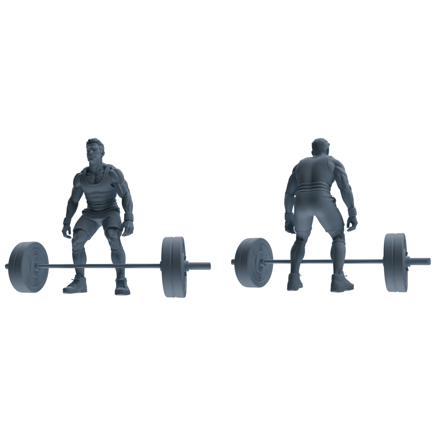MRY-SFW LYTR798 Weightlifting Fitness Figure Modern Model 6 pcs Miniature Car Diorama Figures Scene Props Accessories Resin
