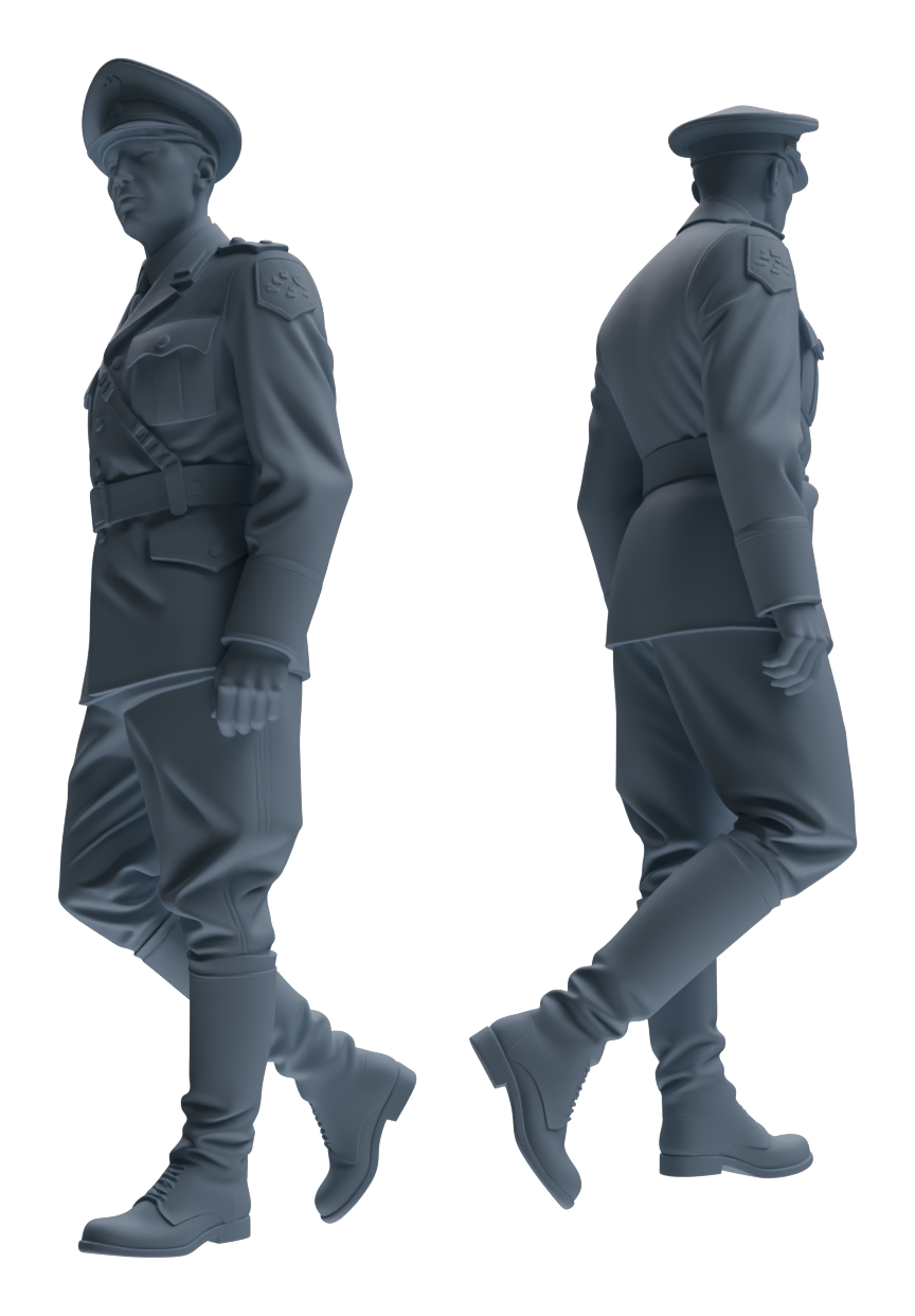 MRY-SFW LYGR583 WWII French Army Six-Person Daily Routine