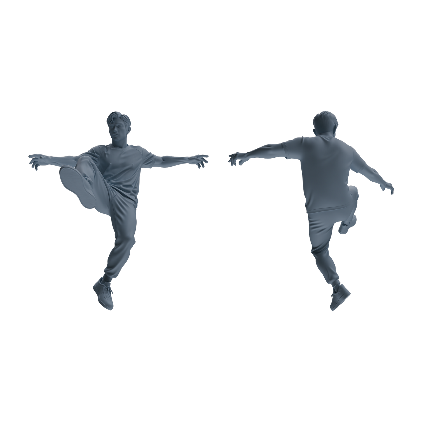 MRY-SFW LYTR796 Shuttlecock Kicking Figure Modern Model 4 pcs Miniature Car Diorama Figures Scene Props Accessories Resin