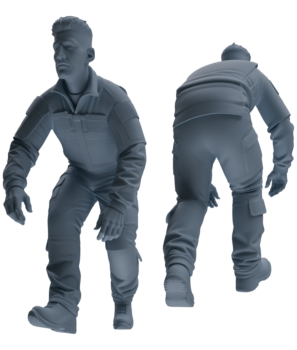 MRY-SFW LYGR687 Modern U.S. Military Six-Person Groping Group