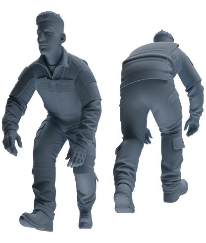 MRY-SFW LYGR687 Modern U.S. Military Six-Person Groping Group