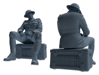 MRY-SFW LYGR601 Historical WWII British Army Seven-Person Rest Group