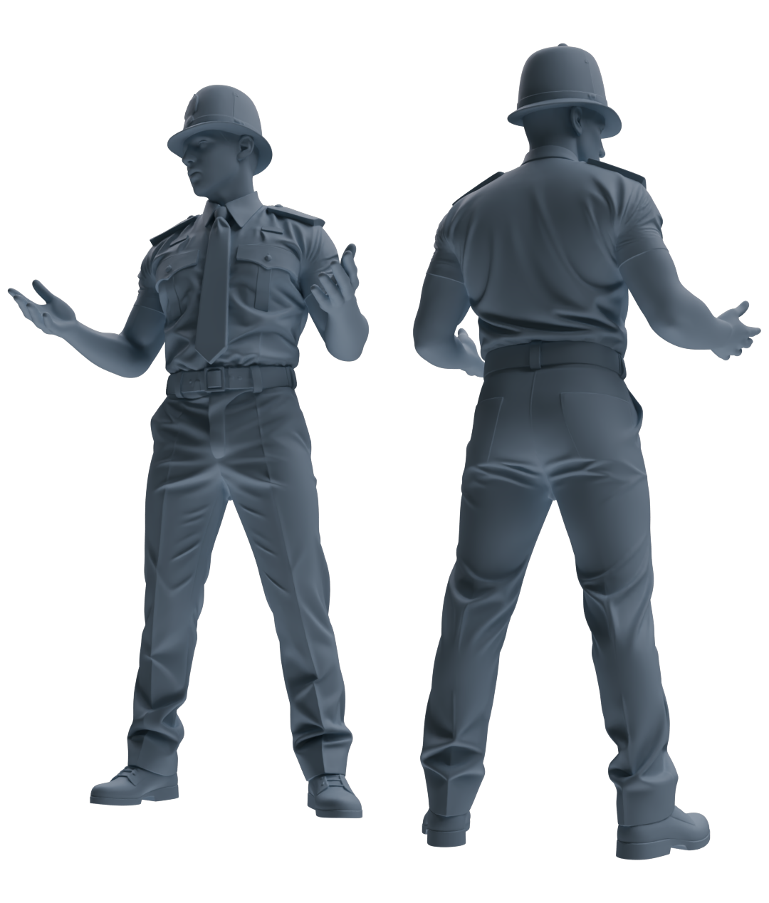 MRY-SFW LYGR805 Modern British Police Five-Person Daily Routine 2