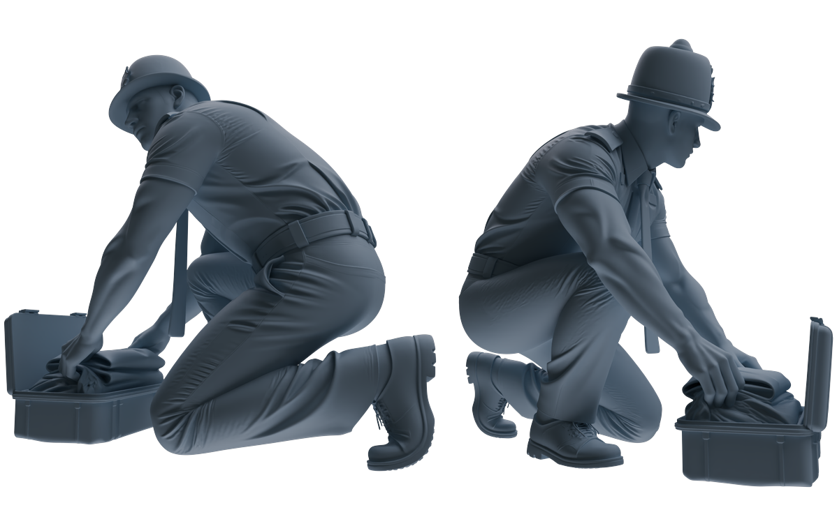 MRY-SFW LYGR790 British Police Six-Person Combat Readiness Group