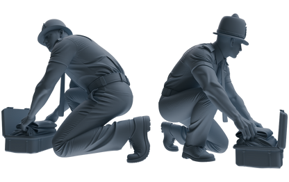 MRY-SFW LYGR790 British Police Six-Person Combat Readiness Group