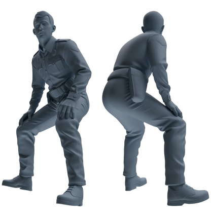 MRY-SFW LYGR673 Los Angeles Patrol Police Six-Person Ambush Group