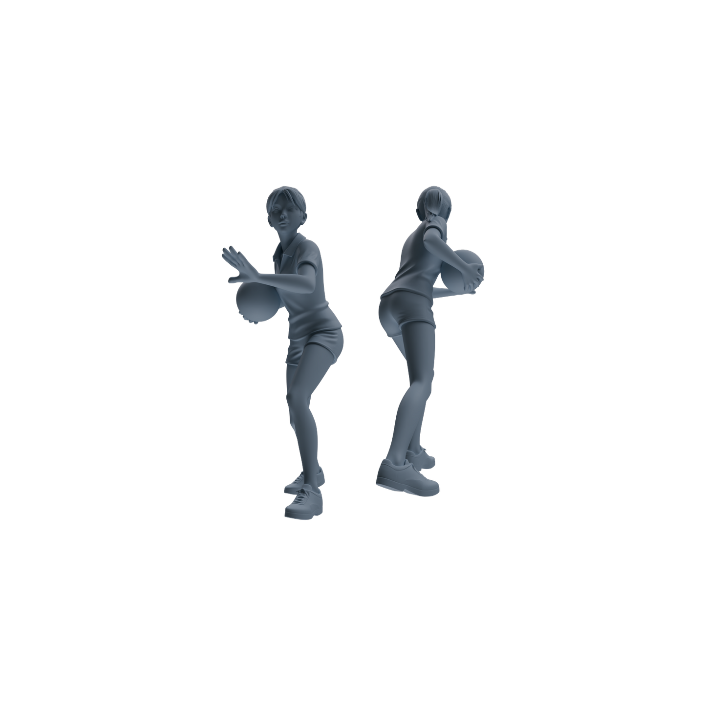 MRY-SFW LYTR797 Bowling Figure Modern Model 6 pcs Miniature Car Diorama Figures Scene Props Accessories Resin
