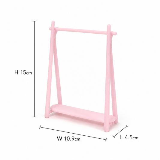 RHF0466E Children's Rounded Hanger Macaron-colored miniature – LCD 3D printed resin model kit, image 1