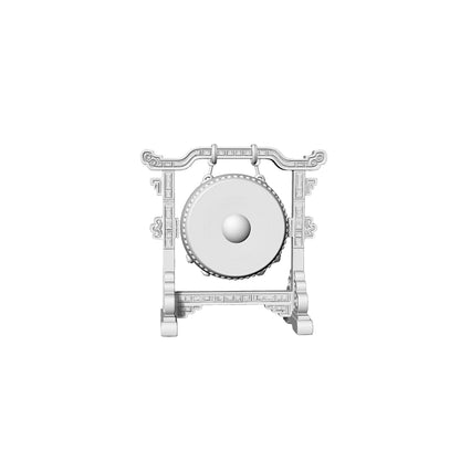 MRY-SFW LYTS530 3D Printed Chinese Ancient Palace Ornament Set, Unpainted White Resin, Miniature Dollhouse Diorama Accessories