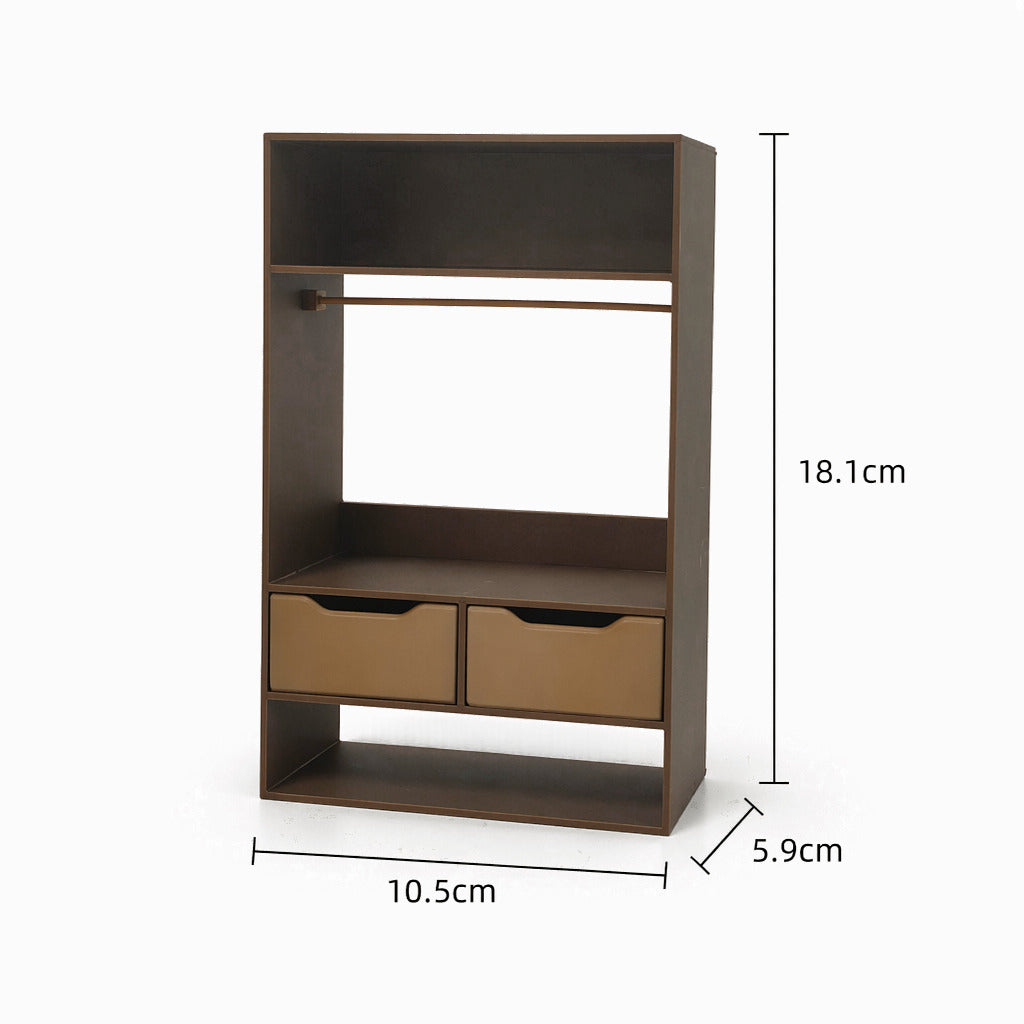 RHF0470 Modern living room scene with natural wood furniture set Modern miniature furniture set study and living room dollhouse accessories miniature