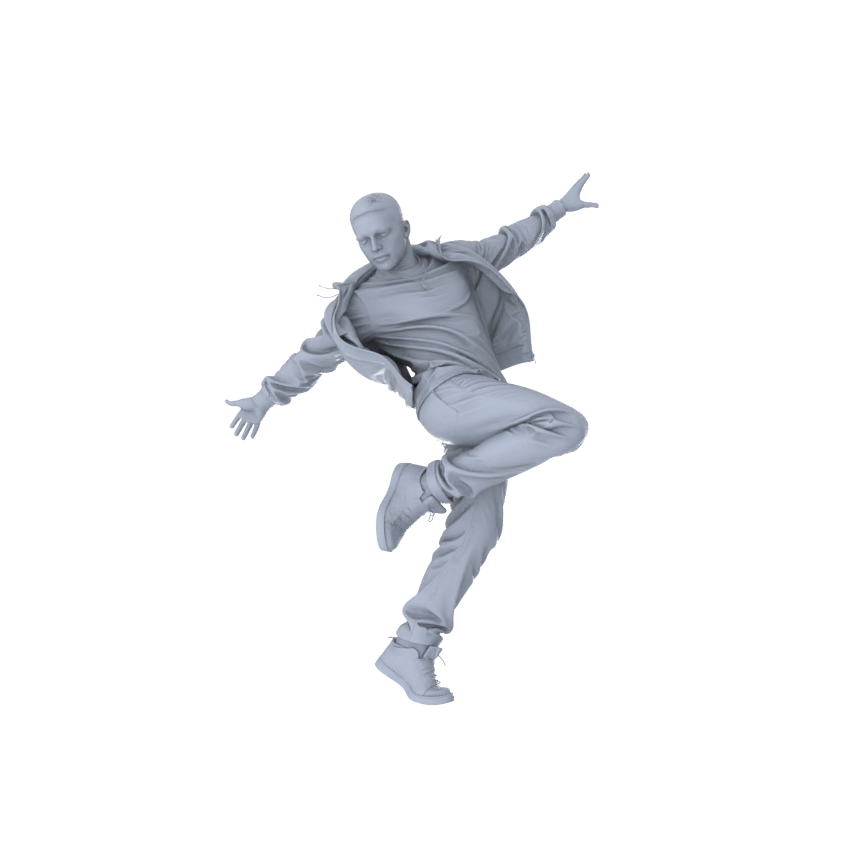 MRY-SFW LYTR554 Modern Street Hip-hop Dancers Pose Group of 5 Miniature Car Diorama Figures Scene Props Accessories Resin
