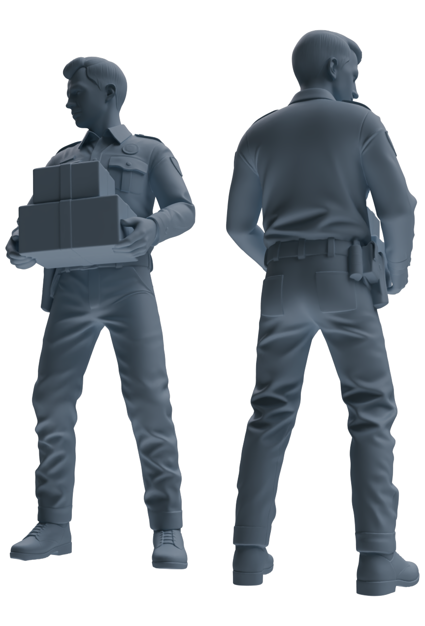 MRY-SFW LYGR670 Los Angeles Patrol Police Six-Person Carrying Group