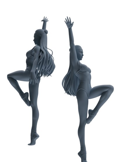 MRY-SFW LYTR835 Rhythmic Gymnastics Female Athlete Figure Modern Model 6 pcs Miniature Car Diorama Figures Scene Props Accessories Resin