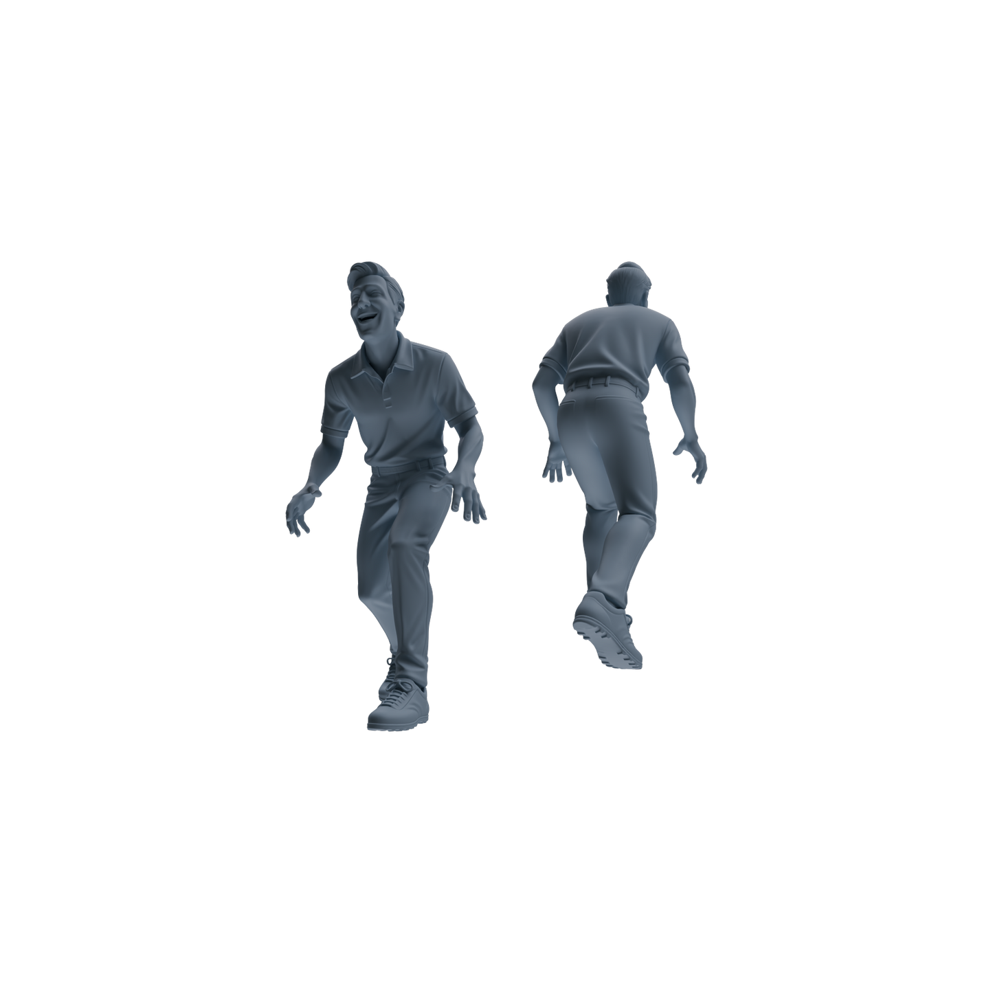 MRY-SFW LYTR797 Bowling Figure Modern Model 6 pcs Miniature Car Diorama Figures Scene Props Accessories Resin
