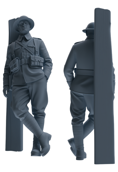 MRY-SFW SSTR177 Miniatures Soldier Model Kit Combat Engineer Soldier Modern Model 6 pcs